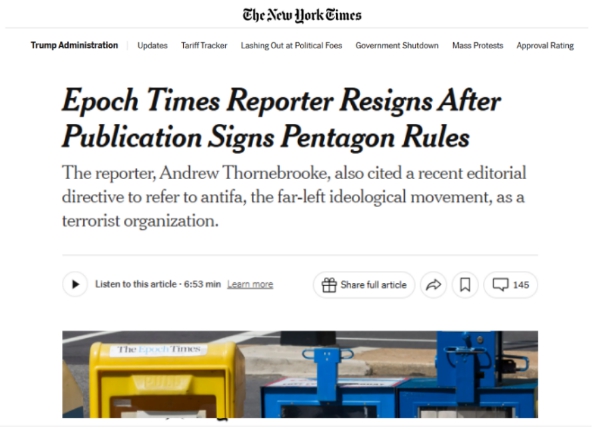 ▲《纽约时报》2025年10月19日报道截图.jpg
